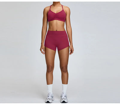 Sexy Scrunch Sports Bra Gym Top Women Running Back Cross Top Women Sportswear Yoga Underwear Fitness Workout Yoga ClothingWomen