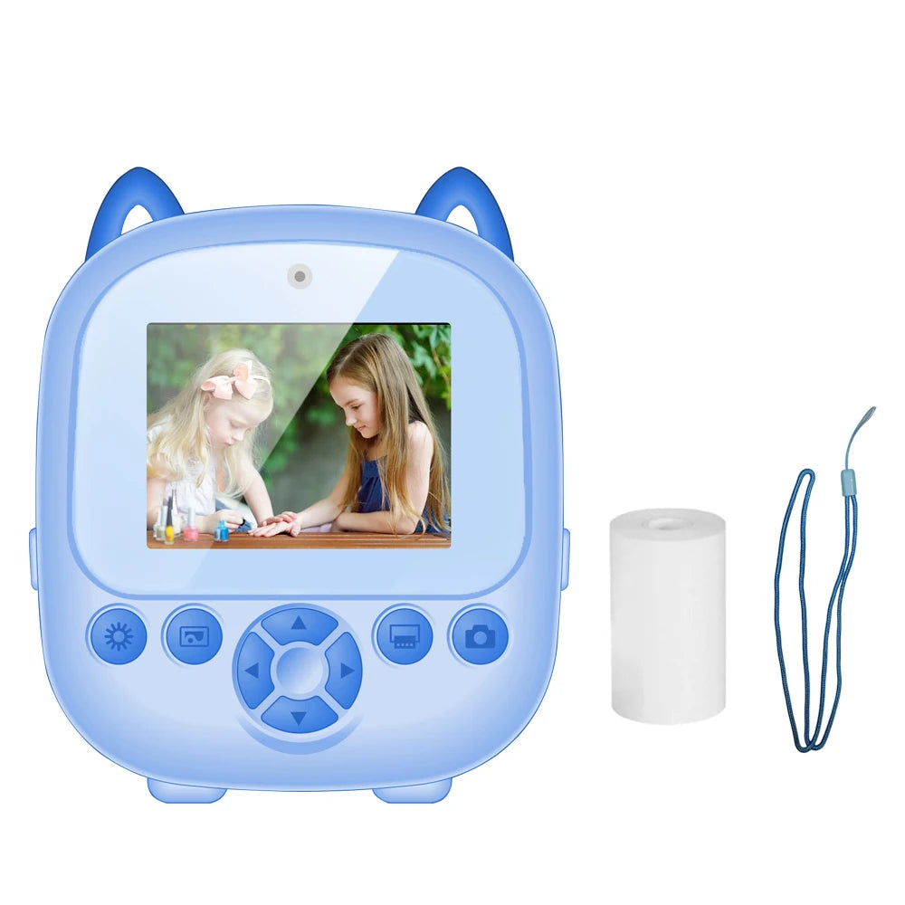 Children Digital Camera Instant Print Toys For Kids Thermal Print Camera HD 1080P Instant Photo Printing Camera Video Toys Gift