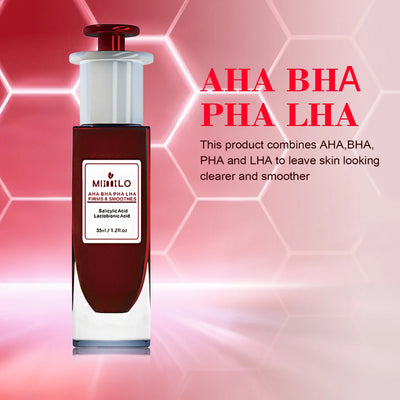 Salicylic Acid serum, gently exfoliates dead skin cells,  AHA, BHA, PHA and LHA, contains glycolic acid, aloe vera leaf