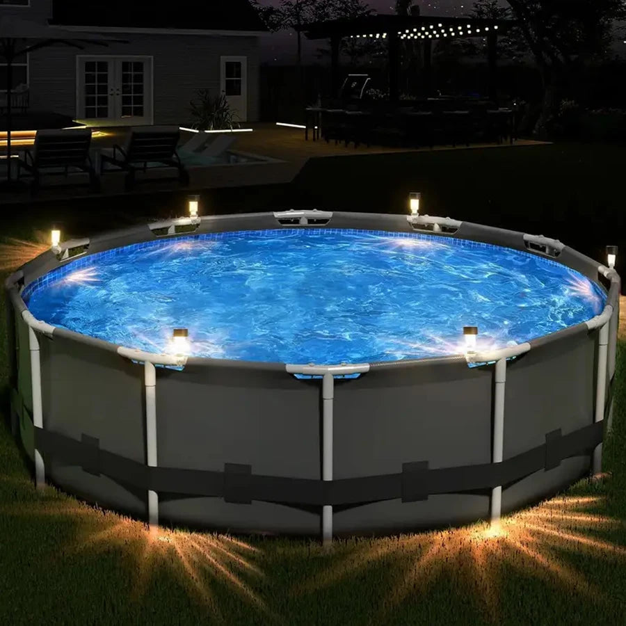Outdoor Solar Lights Garden Lamp Solar Powered Waterproof Landscape Path LED Light for Yard Backyard Lawn Patio Decorative