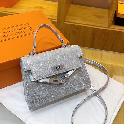 Popular Classic Leather Ladies Shoulder Bag Handbags For Women Designer Inspired Elegant Top Handle Purse Fashion Tote