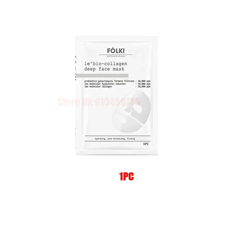 Bio Collagen Face Mask Shrink Pores Deep Hydrating Overnight Mask Moisturizing Refreshing Brightening Face Skin Care Korean