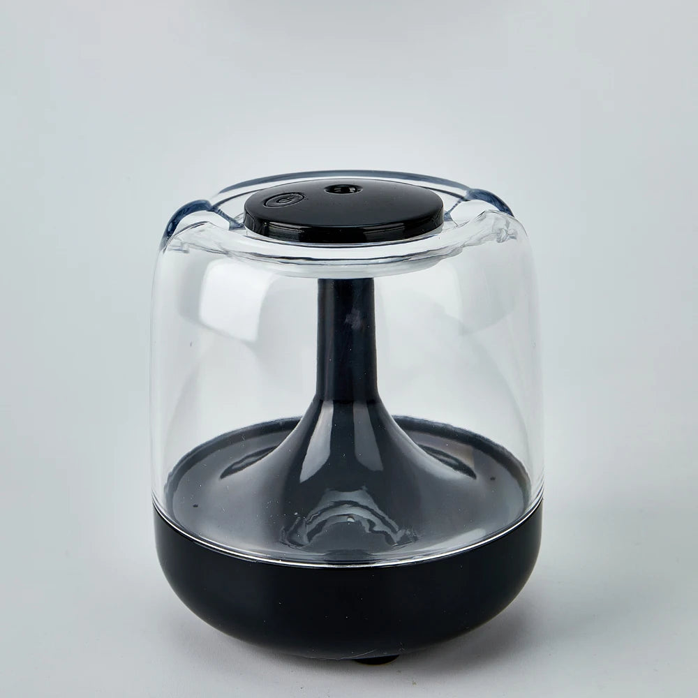 Air Humidifier Cute Ultrasonic Colorful Night Light Mini Humidifier Diffuser Transparent  Portable Home Bedroom Aroma Diffuser