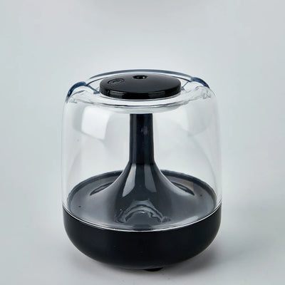 Air Humidifier Cute Ultrasonic Colorful Night Light Mini Humidifier Diffuser Transparent  Portable Home Bedroom Aroma Diffuser