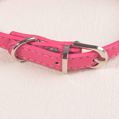 Pet  Collar Leather Scarf Adjustable