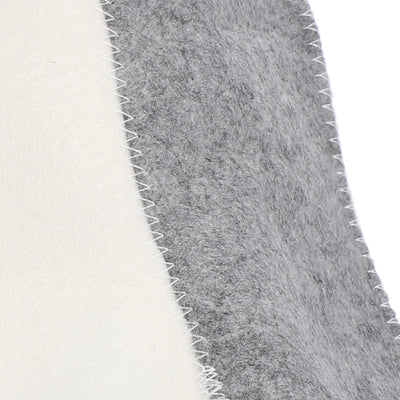 Sauna Hat Felt Bath Cap Reusable Shower Hat Breathable Bathroom Caps Sauna Room Household Bathing Hair Cover Gray White Six