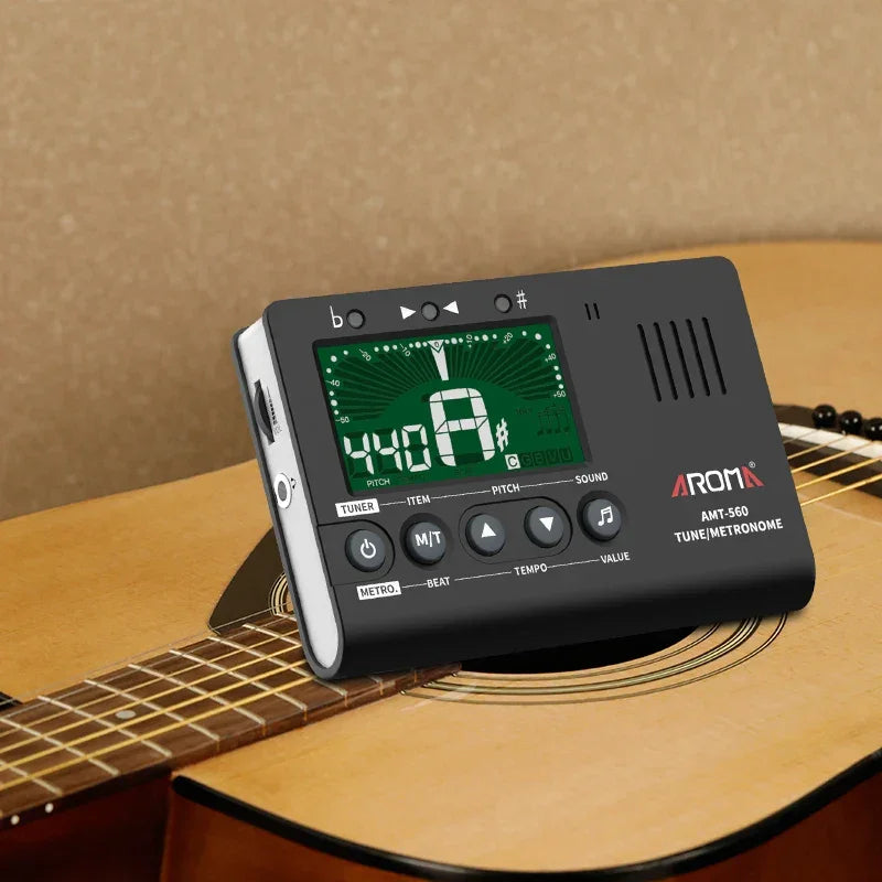 Metronome Tuner for All Instruments - Guitar, Bass, Violin, Ukulele, Trumpet, Chromatic, Clarinet, Flute  Tone Generator