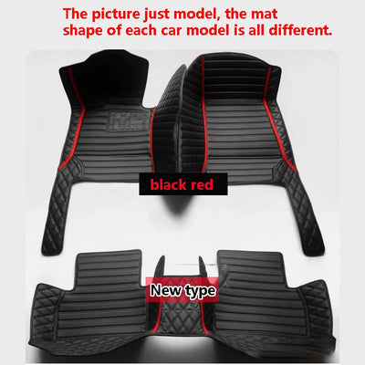Car Mats For SEAT Alhambra MK2 7N VW VW Sharan 2011~2020 Pad Carpets Set Leather Mat Auto Floor Rugs Car Accessories
