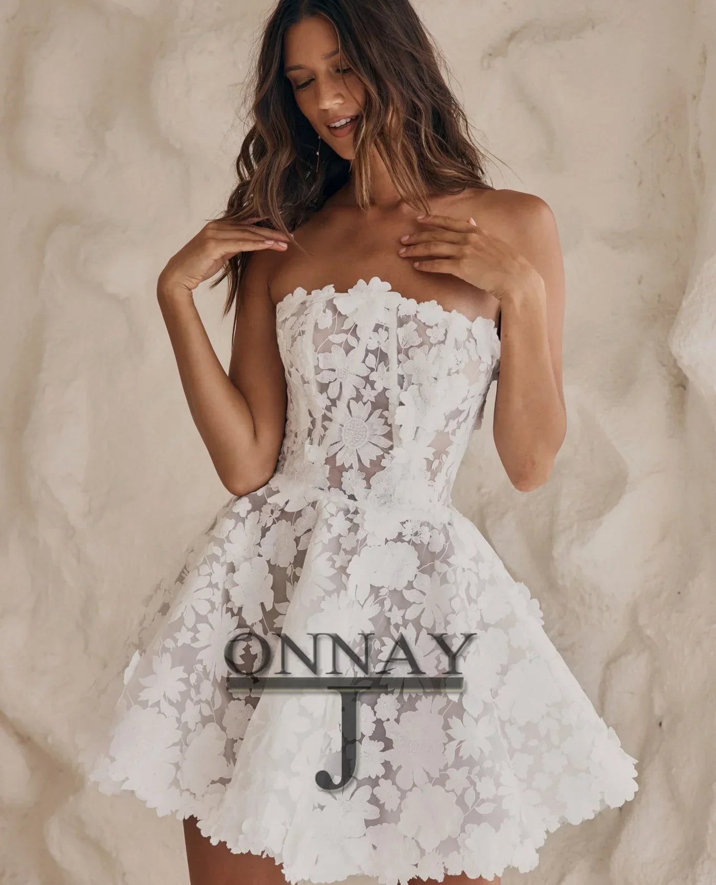 Bohemian Wedding Dresses Aline for Women Lace Appliques Corset Back Bespoke Bridal Gown for Bride Vestidos De Novia Customized