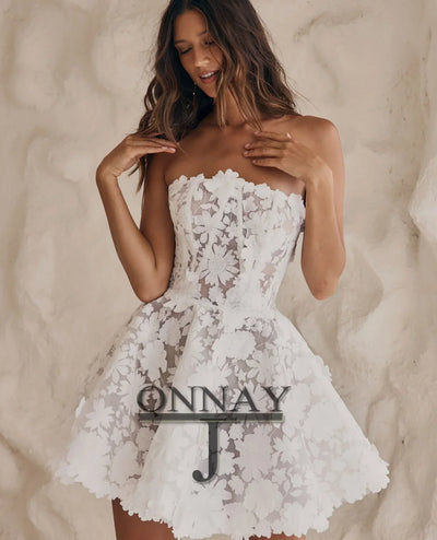 Bohemian Wedding Dresses Aline for Women Lace Appliques Corset Back Bespoke Bridal Gown for Bride Vestidos De Novia Customized