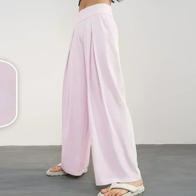 High-waisted wide-leg pants women summer new running yoga fitness pants