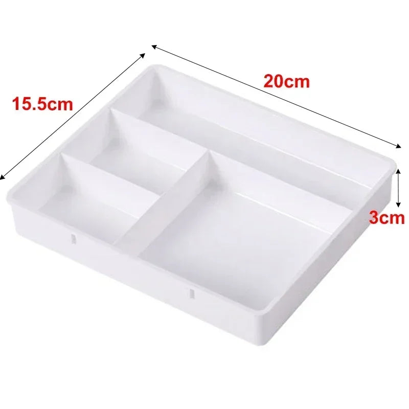 Desk Drawer Organizer Desk Sundries Stationery Storage Box Bin Cosmetics Makeup Organizer Home Office Drawer Divider Container