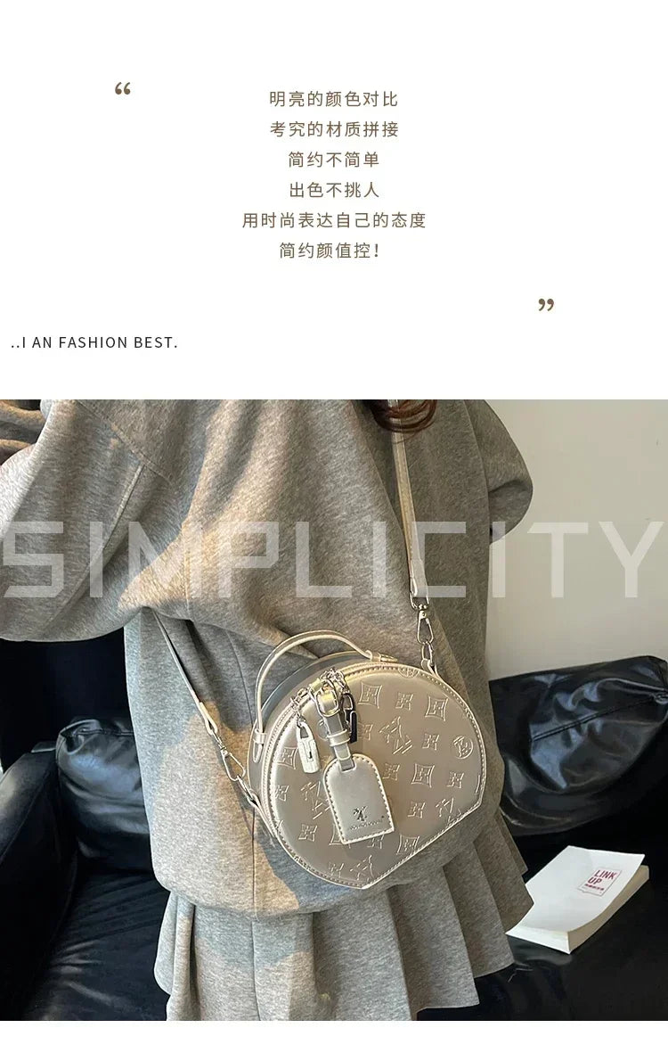 Designer Crossbody Bag Women's Luxury Leather Handbag Convertible Shoulder Purse Ladies Tote Bag For Office & Special Events