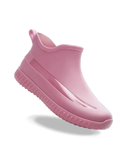 Women's Rain Boots Are Fashionable, Lightweight, Thick Soled, Wear-resistant, Rainproof, and Slip Resistant When Worn Externally