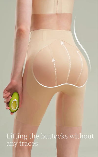 Women's Sexy Butt Lifting Shapewear Mid Waist Invisible Seamless Tummy Control Body Shaper Woman Safety Underwear N210