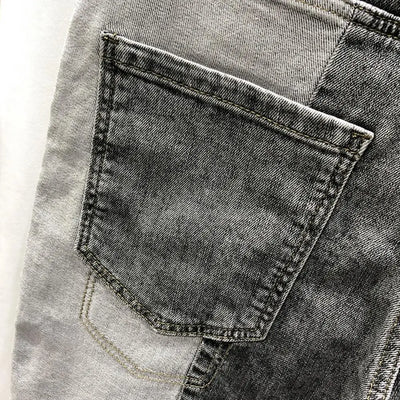 Men Street Style Shorts Multi-pocket Men Shorts Summer Men's Denim Shorts with Multiple Pockets Baggy Ripped Jeans for Wear