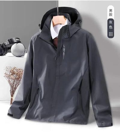 Waterproof Windbreaker Jackets For Women Men Camping Climbing Outdoor Hiking Coats Spring Autumn Unisex Outerwear
