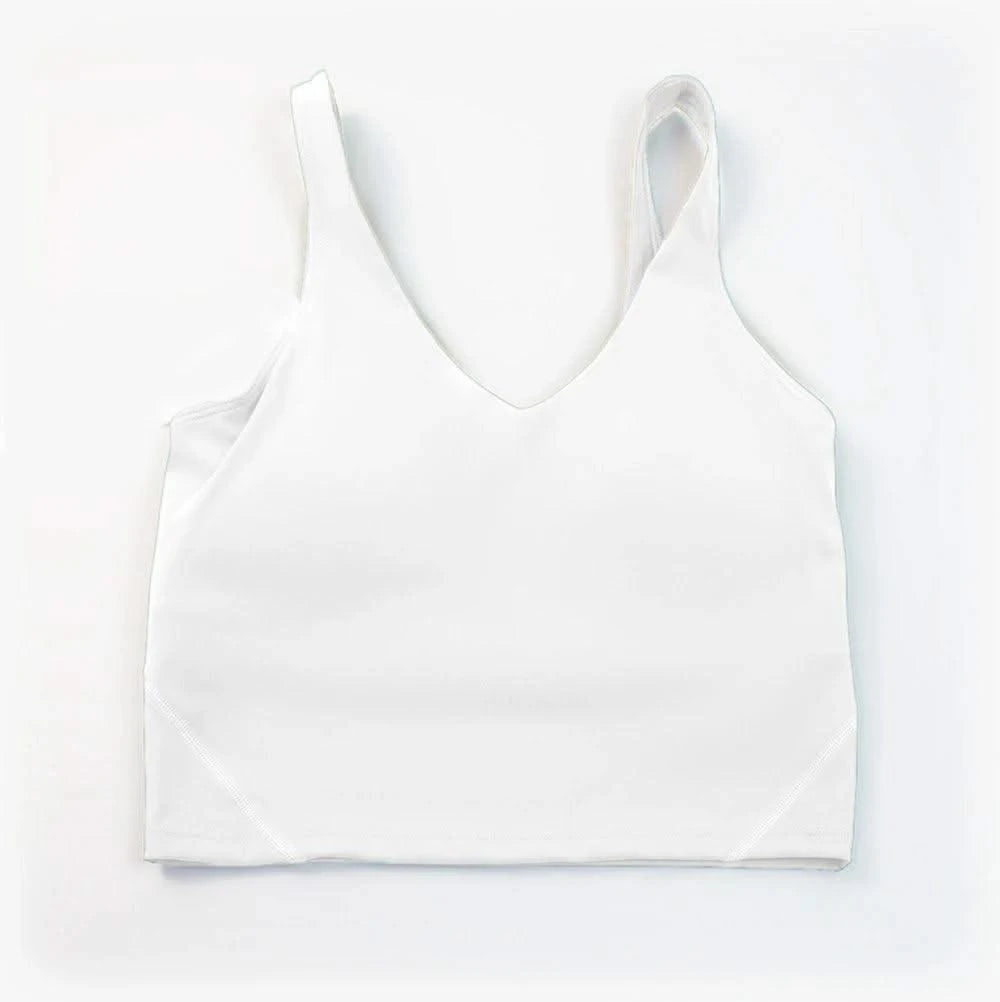 Women's Sports Yoga Bra U-Back Gathering High Quality Fitness Running Shock proof, Quick Drying, Breathable Sports Tank Top
