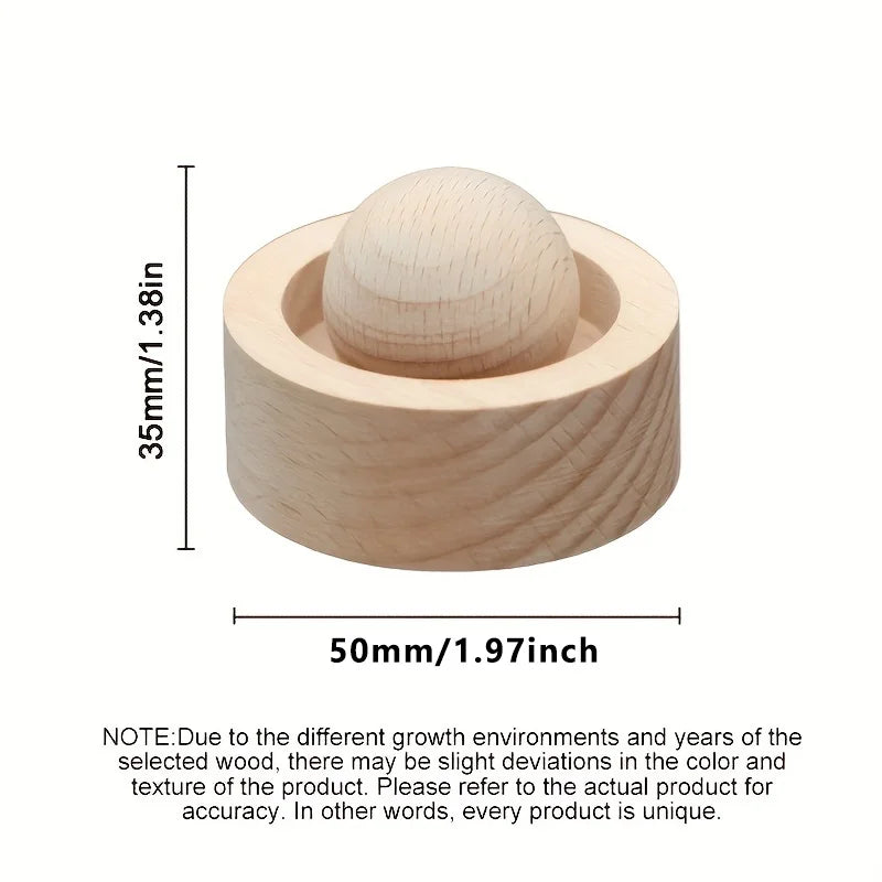 Car Wooden Essential Oil Diffusers-Spherical Design Natural Fragrance Dispersion Bedroom Decor Diffuser Car Home Room Fragrance