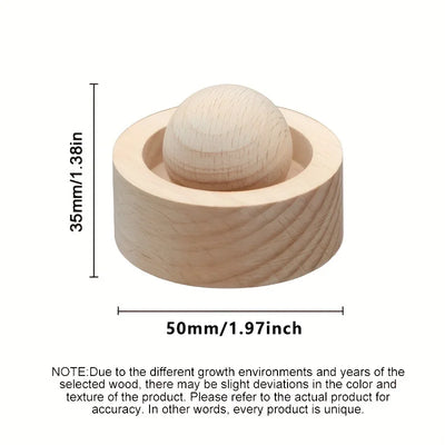 Car Wooden Essential Oil Diffusers-Spherical Design Natural Fragrance Dispersion Bedroom Decor Diffuser Car Home Room Fragrance