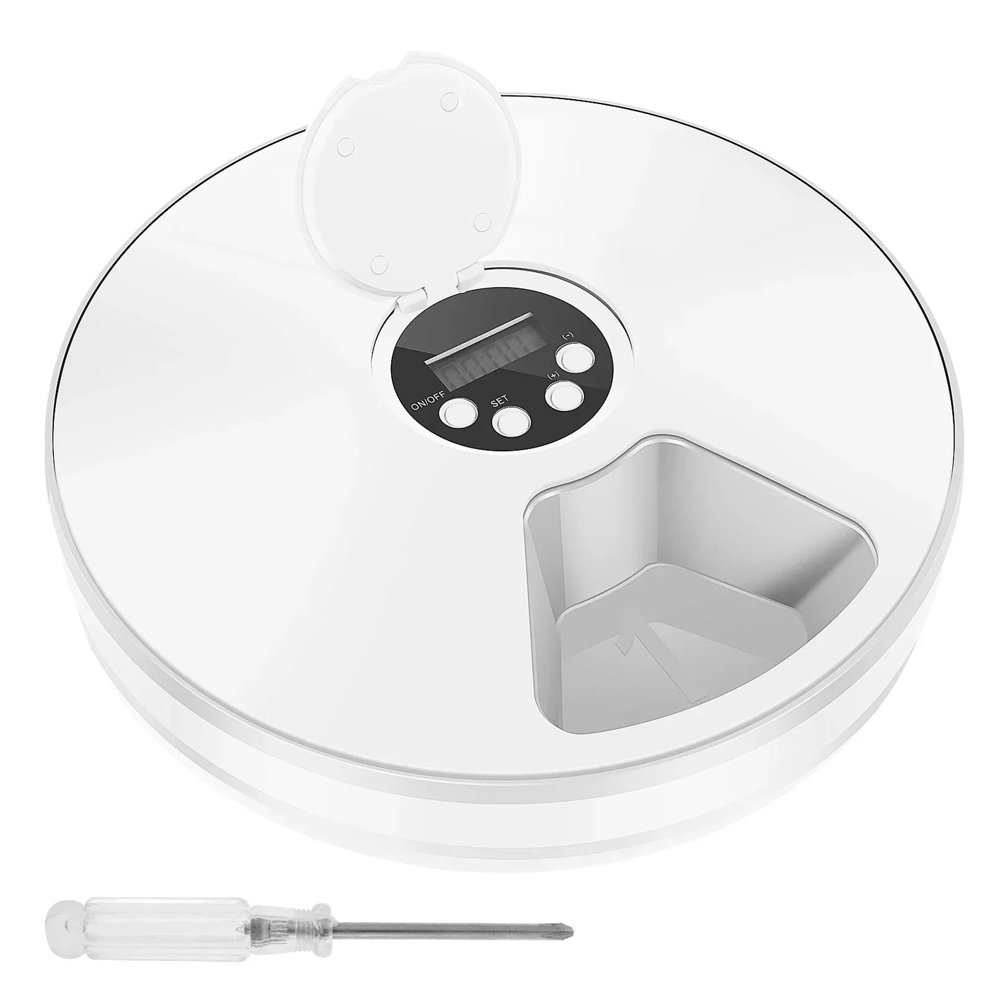 Pet Automatic Timing Feeder Intelligent Pet Feeder with Timer 6 Meals Pet Dry Wet Food Dispenser Automatic Pet Bowl Supplies