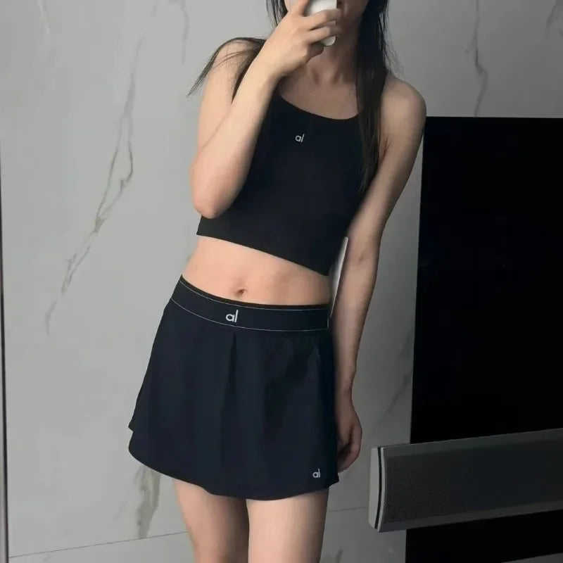 High Waisted Biker Shorts Women Summer Quick Drying Yoga Pants Skirt Loose Casual Sports Running Fitness Womens Wide Leg Shorts