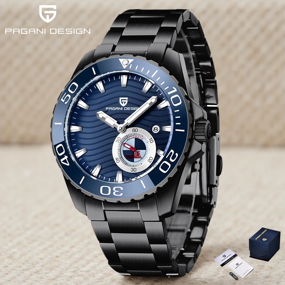 Mechanical watches, sports watches, high-end trendy men's watches, fashionable waterproof men's watches, steel straps