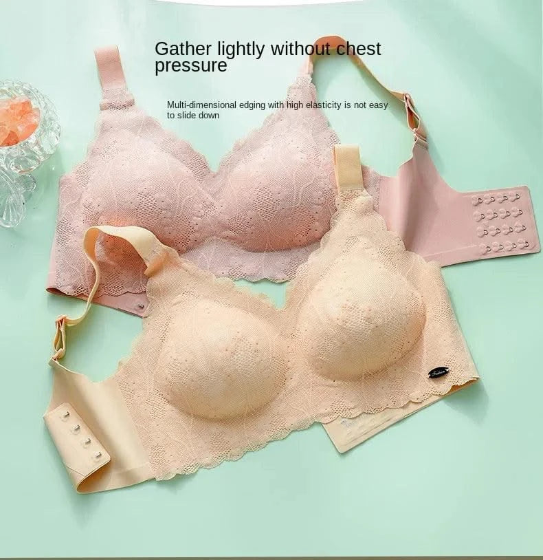 Full Coverage Bra For Plus Size Women With No Underwire Thin Cup Design To Show Cchest Small Help Lift And Prevent Sagging