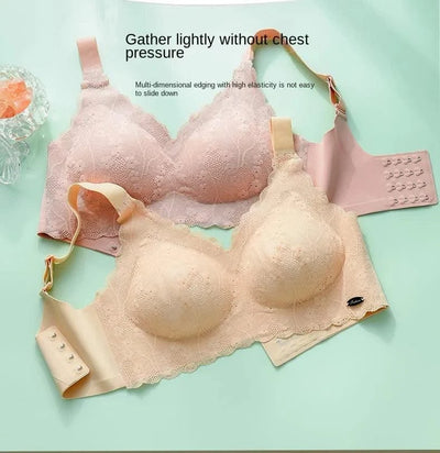 Full Coverage Bra For Plus Size Women With No Underwire Thin Cup Design To Show Cchest Small Help Lift And Prevent Sagging