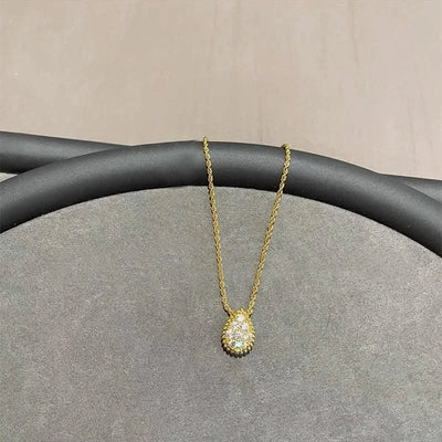 Women's Drip Diamond Necklace 18K Gold Plated Elegant Gift for Her