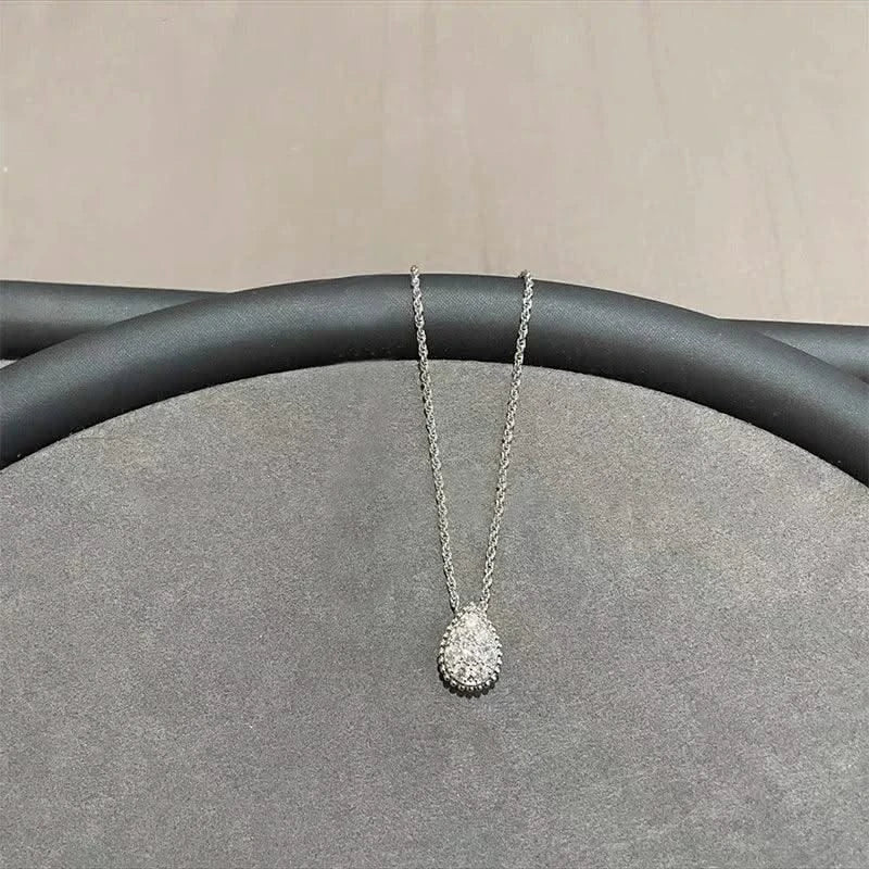 Women's Drip Diamond Necklace 18K Gold Plated Elegant Gift for Her