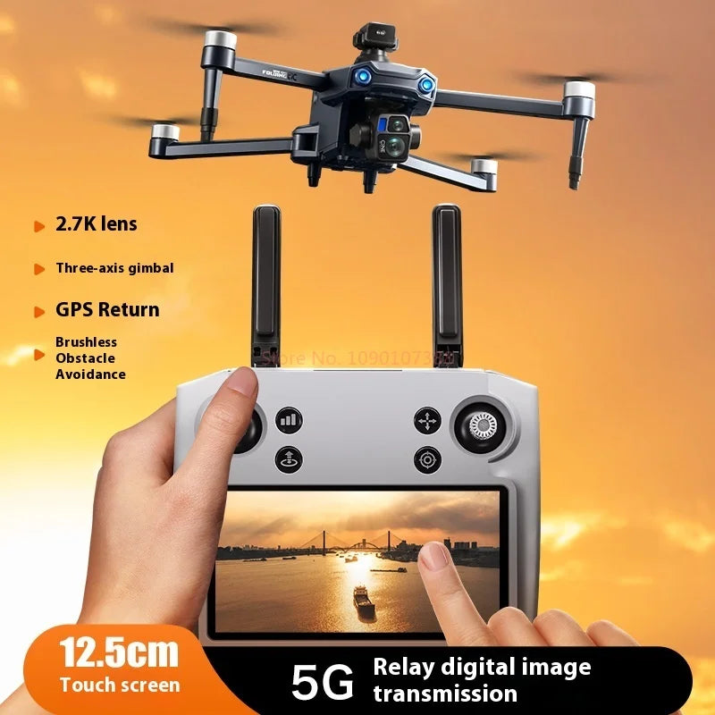 S819 Airdrop Drone with 2.7K GPS 5G Image Transmission 500g Load HD Aerial Photography RC Aircraft