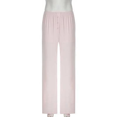 Women Homewear Two Piece Pajamas Set Elegant Long Sleeve Crop Top Wide Leg Pants Suit Outfits Loungewear Sleepwear Pyjamas