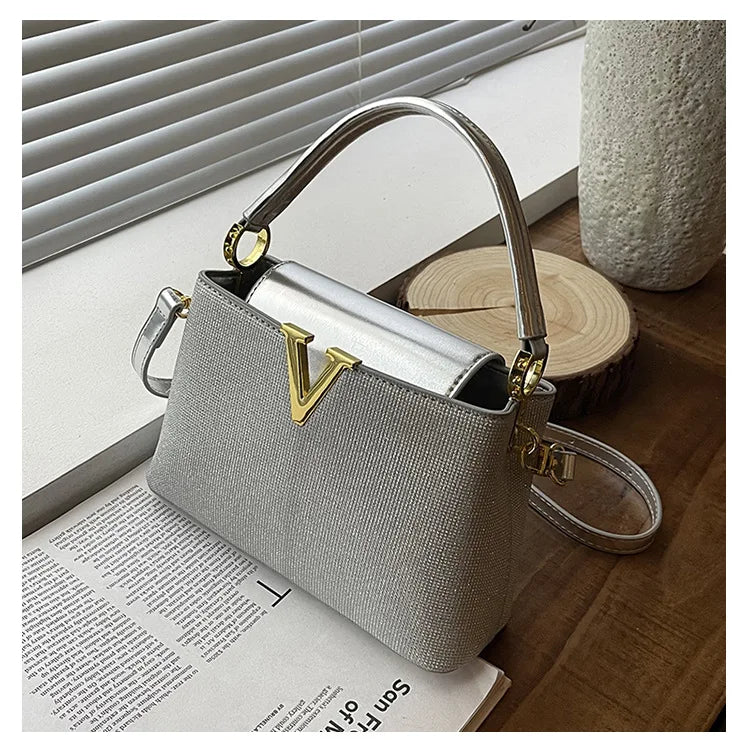 2025 New High-Sense Women's Designer Handbag - Feminine, Versatile, Large Capacity for Work & Crossbody