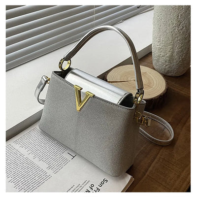 2025 New High-Sense Women's Designer Handbag - Feminine, Versatile, Large Capacity for Work & Crossbody