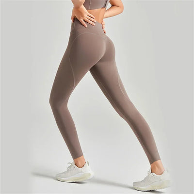 Summer Yoga Leggings For Women High Waist Breathable Quick Drying Pilates Running Jogging Fitness Girls Long Pants Gym Workout