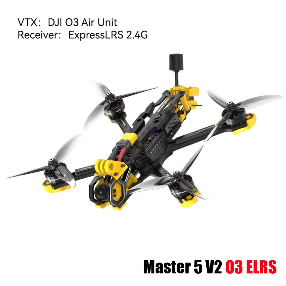 SpeedyBee Master 5 V2 FPV 5 inch Freestyle Drone HD O3 Air Unit with SpeedyBee F405 V3 Stack 2306 1900KV 6S Motor RC Quadcopter
