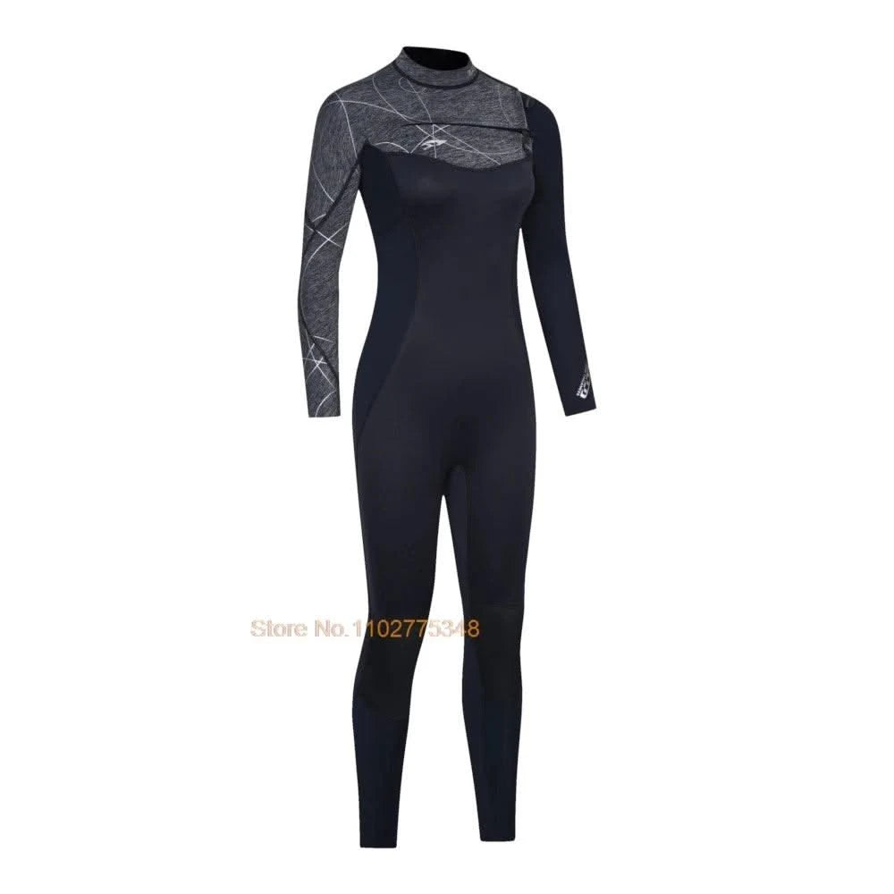 Wetsuits For Men Women Neoprene Surf Suit Wet Suit Chest Zip 3/2mm Full Body Dive Skins For Surfing Diving Snorkeling Kayaking