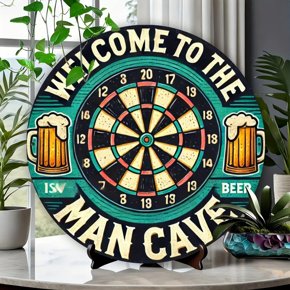 Aluminum Wall Art | Durable Indoor/Outdoor Decor for Bar, Living Room & Man Cave | Perfect Room Decor Accent (1-Pack)"