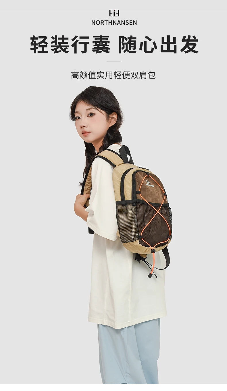 Outdoor leisure and sports backpacks. They are lightweight backpacks suitable for travel, cycling, hiking, and mountaineering, w