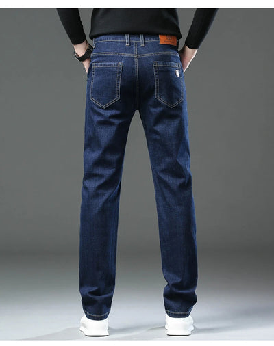 New Men Classic Jeans Jean Homme Pantalones Hombre Men Mannen Soft Black Biker Masculino Denim Overalls Mens Pants Size 30-40