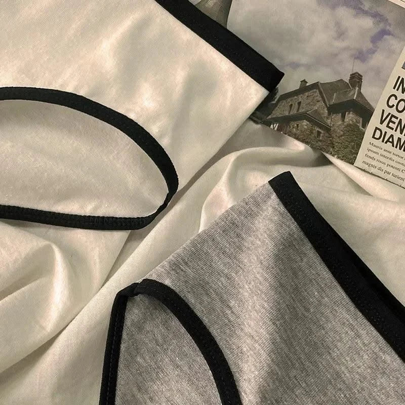 Women Panties Mid-Waist Cotton Solid Simple Sports Underwear Girls'S Briefs Comfortable Breathable Female's Lingerie