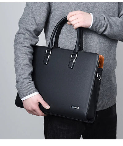 Men Business Briefcase for Husband Shoulder Bag MaLE Laptop Briefcases Bags Large Capacity Men's Handbag Bolso Grande Mujer