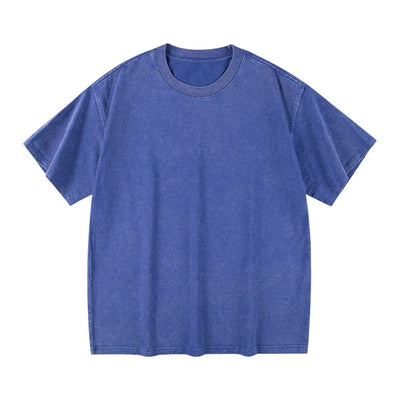 Men's Women Washed Vintage T-Shirts Street Hip Hop
