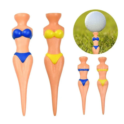 5 Pcs/Lot Women Ball Holder Lady Model Bikini Outdoor Golf Tees Golf Training Golf  Accessories Clubs Tee