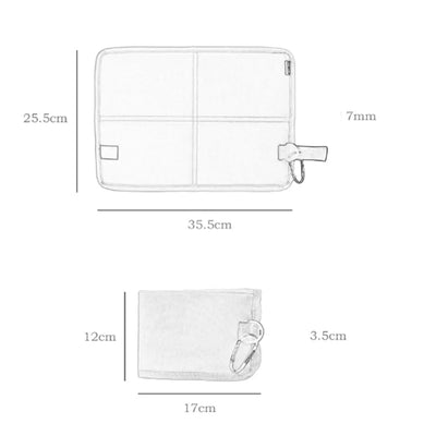 Seat Cushion Outdoor Portable Waterproof Oxford Cloth Beach Mat Comfort Foldable Seat Foam Pad For Outdoor Activities Camping
