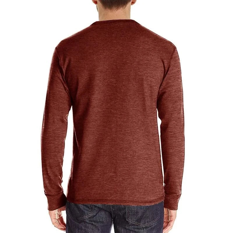 Men's Fashion Casual O Neck Long Sleeve Tops |T-Shirts| Gym | Soccer | Tees | Streetwear | Men & Teenager's Clothing