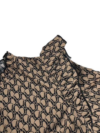 Dresses for Women 2025 Fashion Elegant Long Sleeve Print Women Dress V-Neck Lace-up Dress Women Vestidos De Verano Mujer Q23