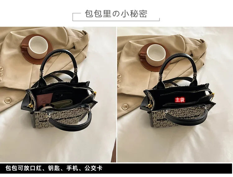 2025 Designer Sheet Music Bag for Women - Colorblock Crossbody Purse, Chic Shoulder & Handheld Tote with Adjustable Strap