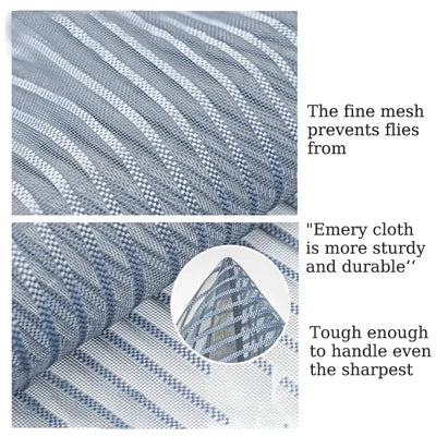 Magic Mesh Magnetic Screen Door - Reinforced Polyester Mosquito Net Curtain, Auto-Close Insect Proof & Dustproof, No Drill